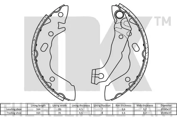 Brake Shoe Set