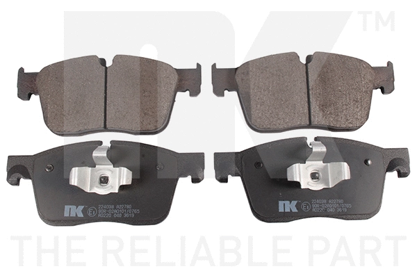 Brake Pad Set, disc brake (224038)