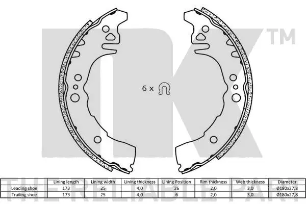 Brake Shoe Set