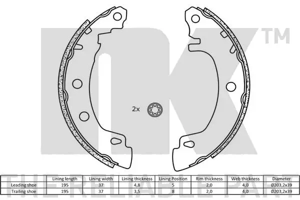 Brake Shoe Set
