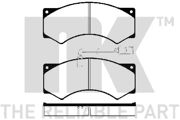 Brake Pad Set, disc brake (224016)