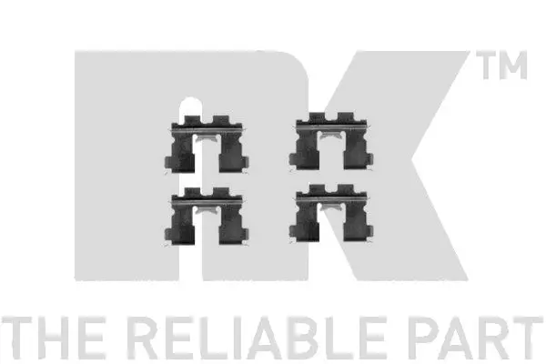 Accessory Kit, disc brake pad (7952163)