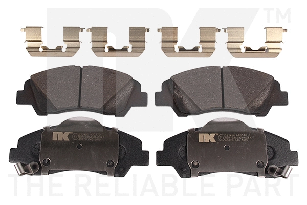 Brake Pad Set, disc brake (223450)
