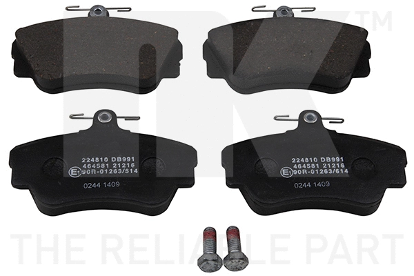 Brake Pad Set, disc brake (224810)