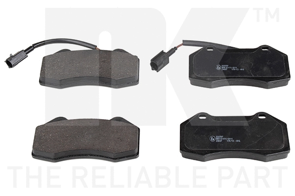 Brake Pad Set, disc brake (222397)