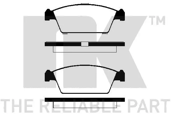 Brake Pad Set, disc brake (225001)