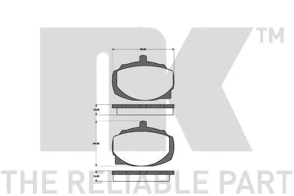 Brake Pad Set, disc brake (229935)