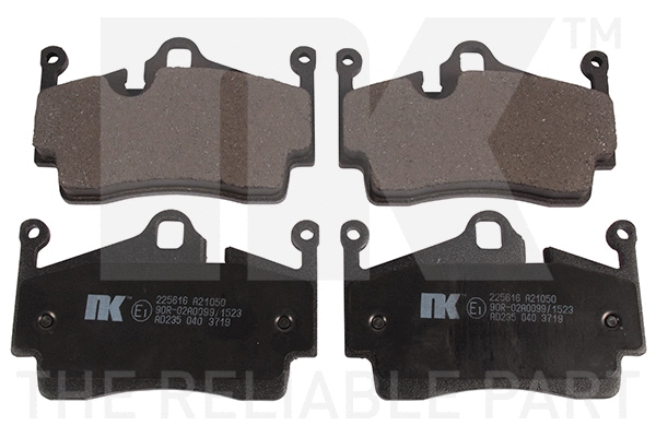 Brake Pad Set, disc brake (225616)
