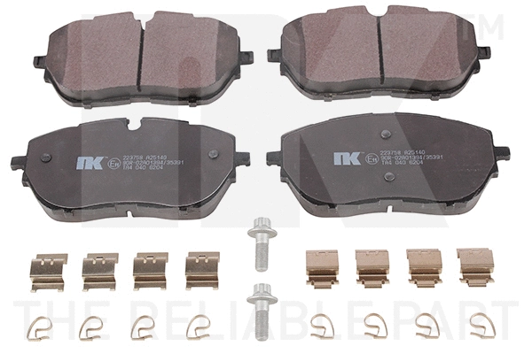 Brake Pad Set, disc brake (223758)