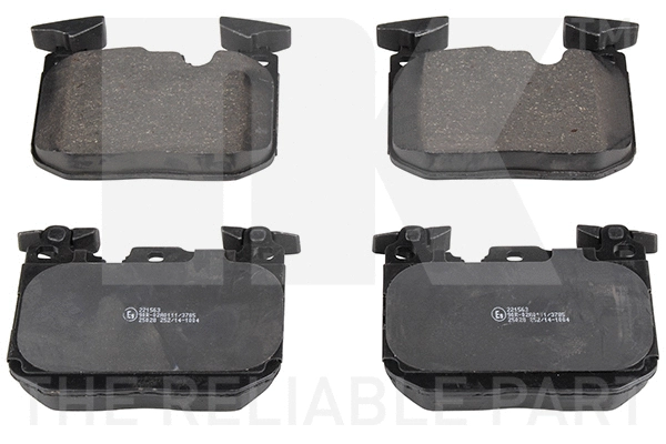Brake Pad Set, disc brake (221563)