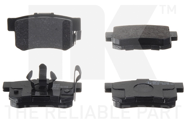 Brake Pad Set, disc brake (222647)