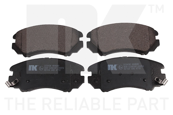 Brake Pad Set, disc brake (223436)