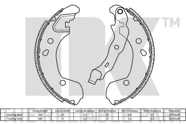 Brake Shoe Set