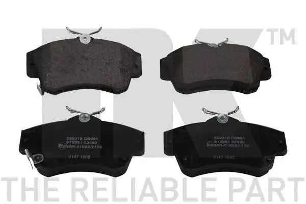 Brake Pad Set, disc brake (229316)