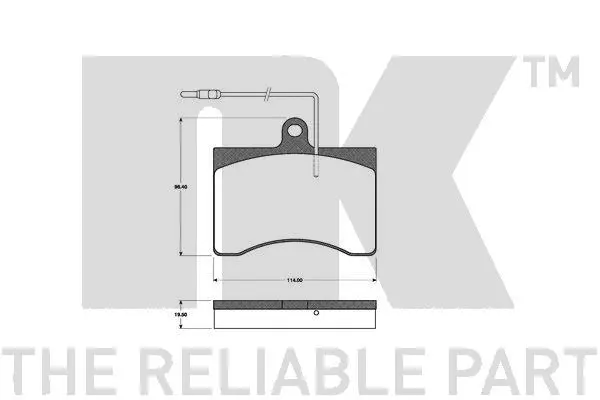 Brake Pad Set, disc brake (221928)