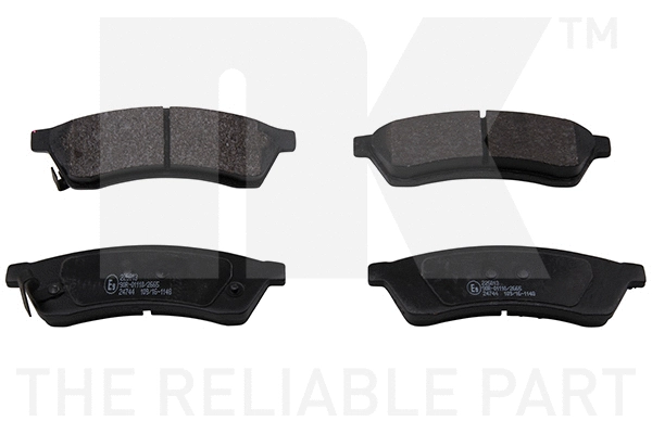 Brake Pad Set, disc brake (225013)