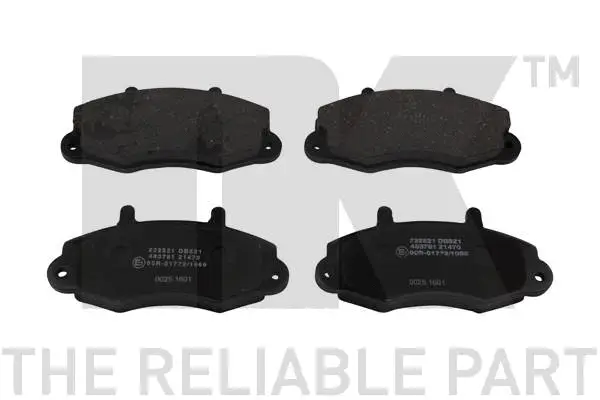 Brake Pad Set, disc brake (222521)