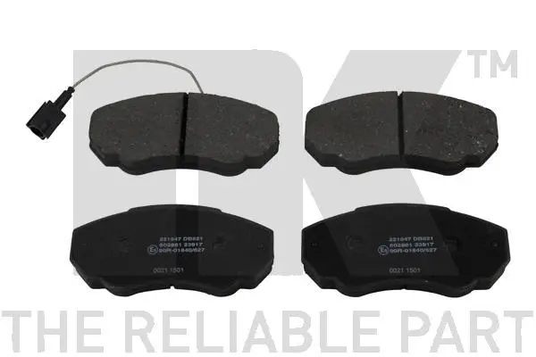 Brake Pad Set, disc brake (221947)