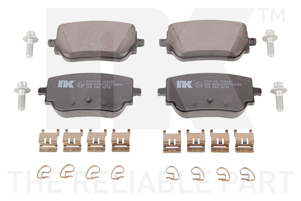 Brake Pad Set, disc brake (2233108)