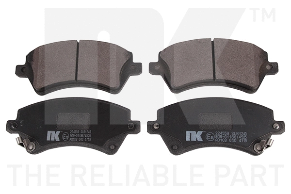 Brake Pad Set, disc brake (224559)