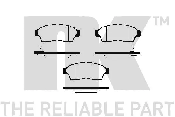 Brake Pad Set, disc brake (224536)