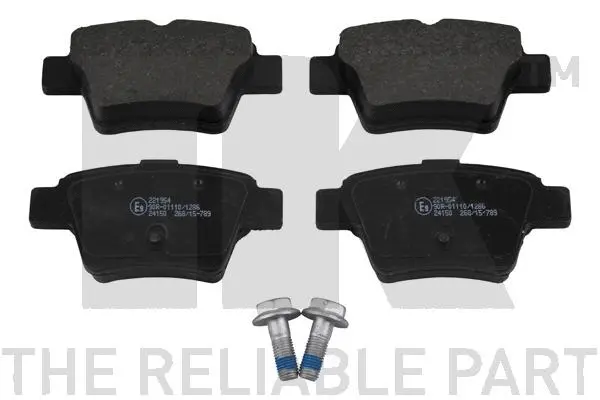 Brake Pad Set, disc brake (221954)
