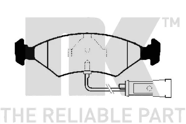 Brake Pad Set, disc brake (222503)