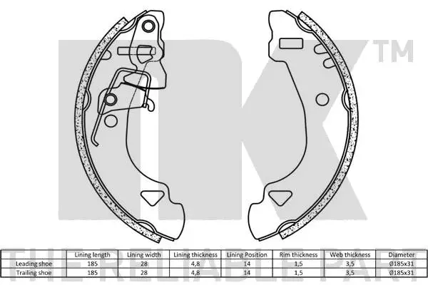 Brake Shoe Set