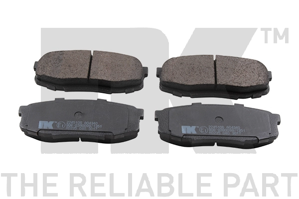 Brake Pad Set, disc brake (2245106)
