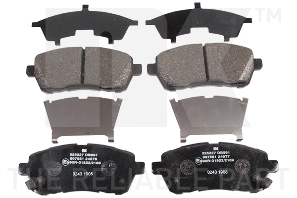 Brake Pad Set, disc brake (225227)