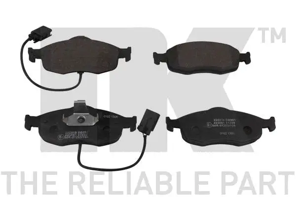 Brake Pad Set, disc brake (222519)