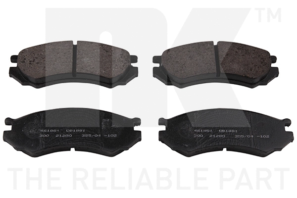 Brake Pad Set, disc brake (222219)