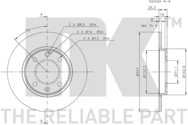 Brake Disc (319947)