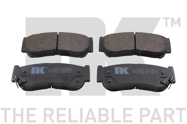 Brake Pad Set, disc brake (223451)