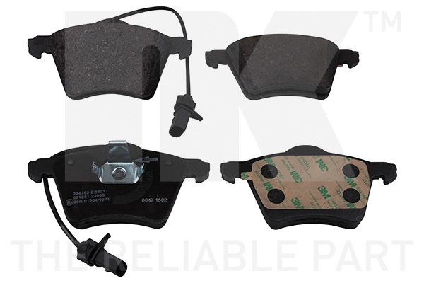 Brake Pad Set, disc brake (224763)