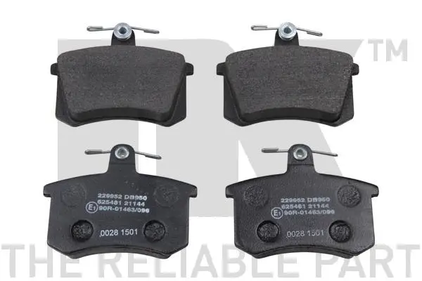 Brake Pad Set, disc brake (229952)