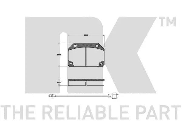Brake Pad Set, disc brake (221809)