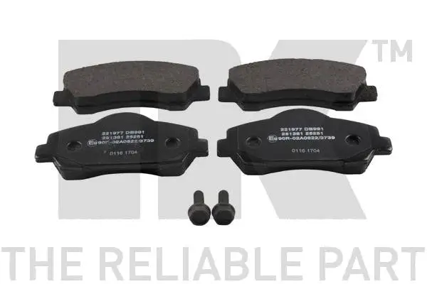 Brake Pad Set, disc brake (221977)