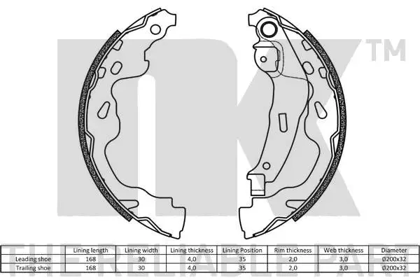 Brake Shoe Set