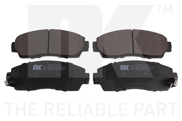Brake Pad Set, disc brake (222645)