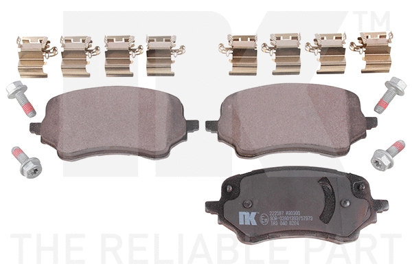 Brake Pad Set, disc brake (222597)