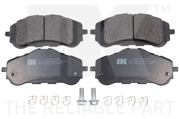 Brake Pad Set, disc brake (223754)