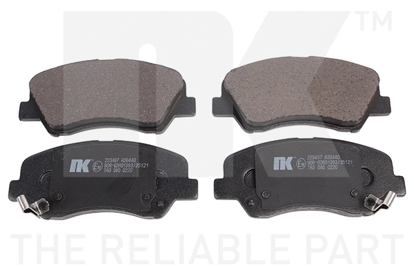 Brake Pad Set, disc brake (223467)