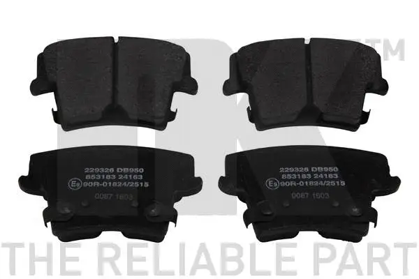 Brake Pad Set, disc brake (229326)