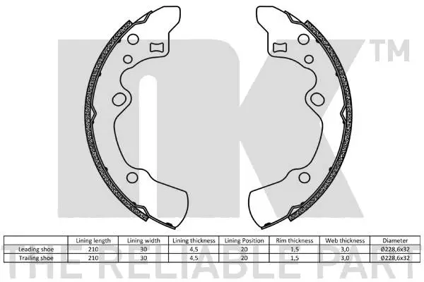 Brake Shoe Set