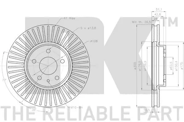 Brake Disc (312599)