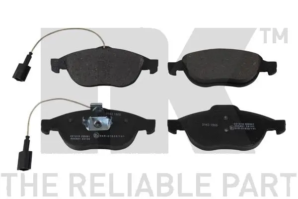 Brake Pad Set, disc brake (221016)