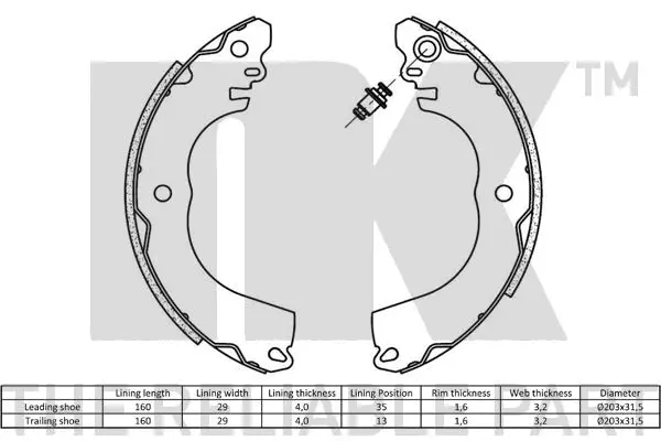 Brake Shoe Set