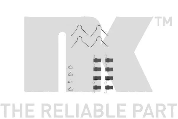Accessory Kit, disc brake pad (7999089)