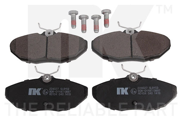 Brake Pad Set, disc brake (224027)